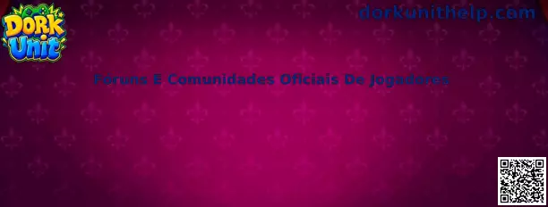 Fóruns e Comunidades Oficiais