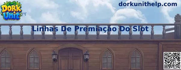 Linhas De Premiação Do Slot
