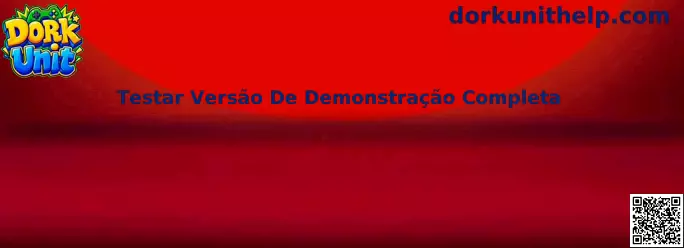 Interface para testar versão de demonstração completa no Dork Unit